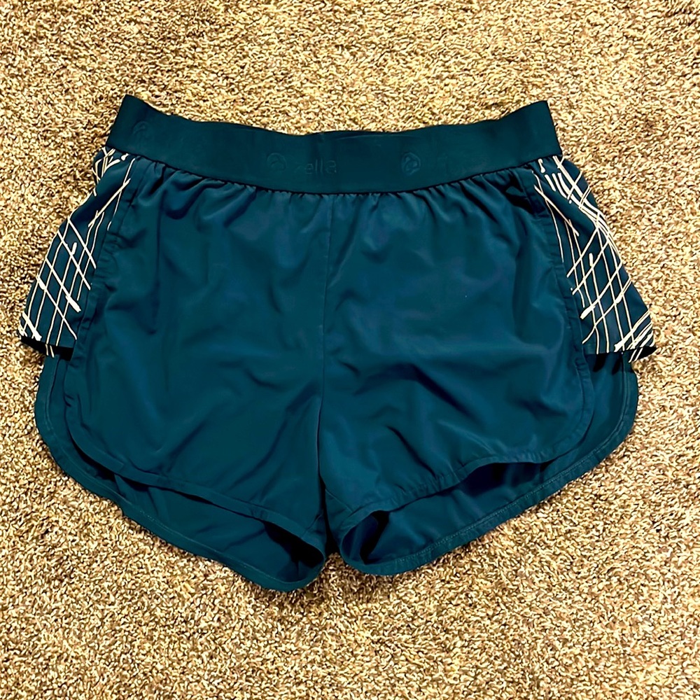 Zella Teal Athletic Shorts L